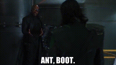 YARN | Ant, boot. | The Avengers (2012) | Video clips by quotes | 3da302ba  | 紗