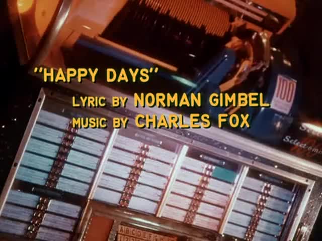 ♪ Oh, happy days ♪