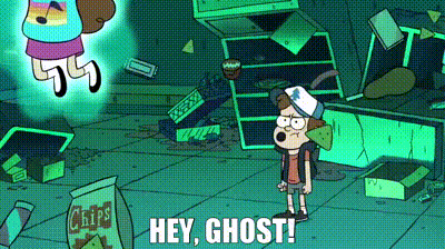 YARN | Hey, ghost! | Gravity Falls (2012) - S01E05 Animation | Video gifs  by quotes | 3f3a76fa | 紗