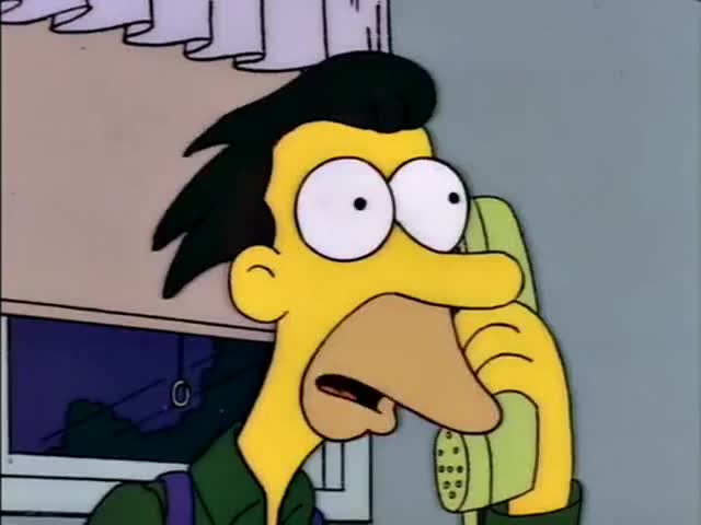 Oh, no can do, Homer. I'm watching the game.