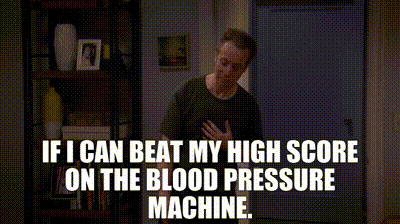 YARN | if I can beat my high score on the blood pressure machine. | The Big  Bang Theory (2007) - S10E18 The Escape Hatch Identification | Video gifs by  quotes | 43962eb2 | 紗