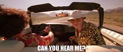 YARN | Can you hear me? | Fear and Loathing in Las Vegas (1998) | Video  gifs by quotes | 43bd6fc1 | 紗