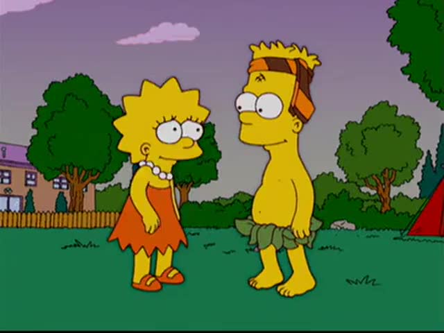 Simpsons rule 34. GIFER Simpson Bart Lisa.