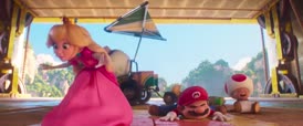 - (tires squeal) - (Mario groaning)
