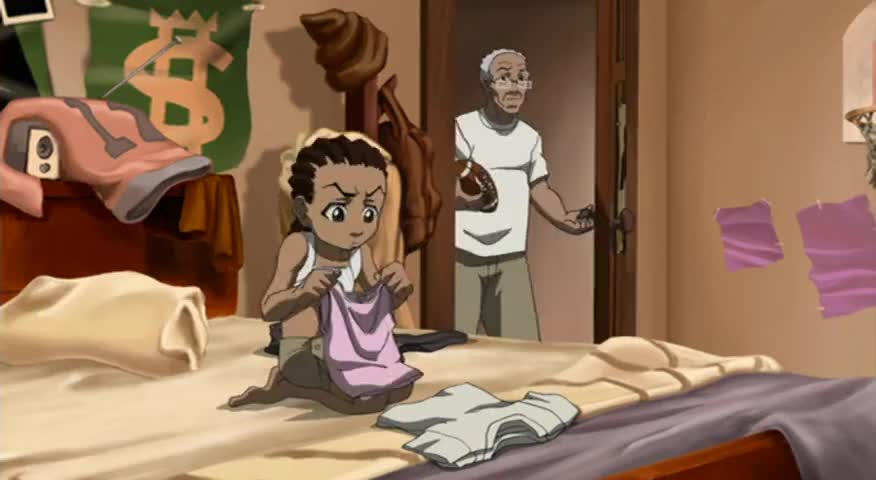 The Boondocks (2005) - S02E13 The Story of Gangstalicious: Part 2 clip with...