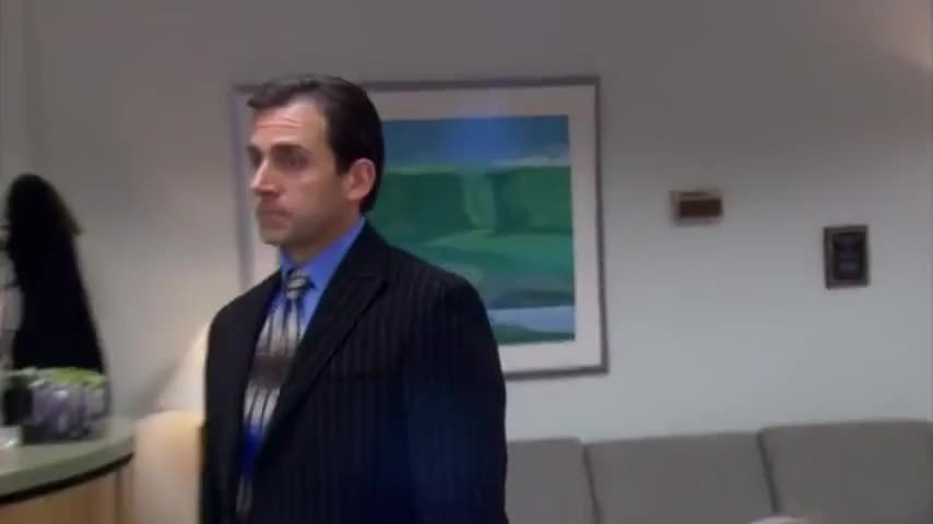 YARN, I'm still waiting., The Office (2005) - S02E19 Michael's Birthday, Video clips by quotes, 39af5139