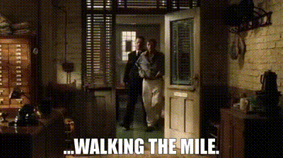 YARN | ...walking the Mile. | The Green Mile (1999) | Video gifs by quotes  | 472091e9 | 紗
