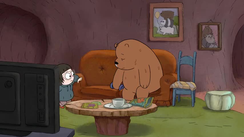 Clip image for 'Bears never get sick.