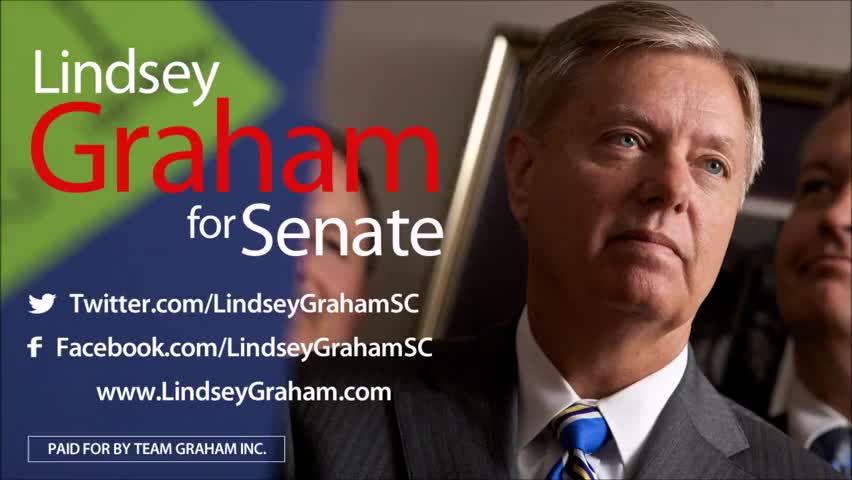 of thousands of jobs in south carolina truly the heart so america i'm lindsey graham approved