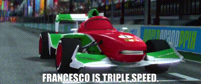 YARN | Francesco is triple speed. | Cars 2 (2011) | Video gifs by quotes | 48c43874 | 紗
