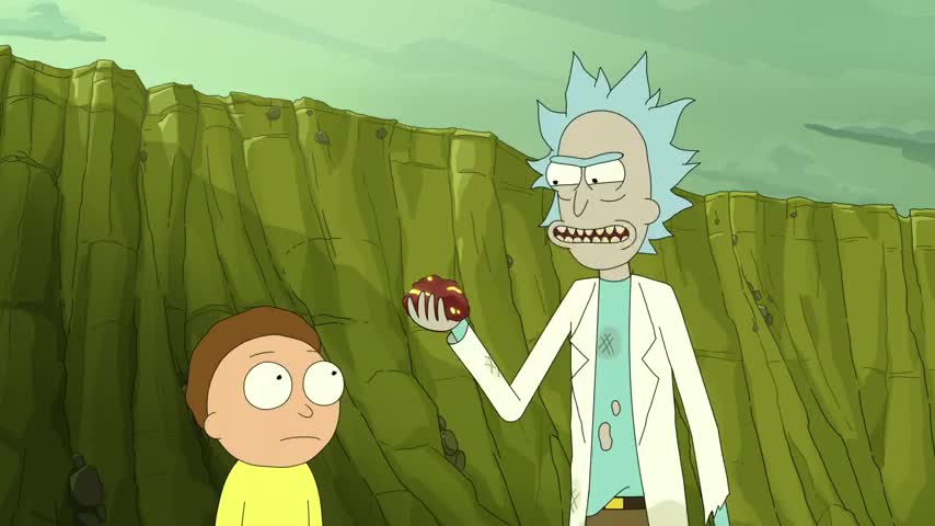 Come here, ya little whippersnapper. No, Rick, stop!