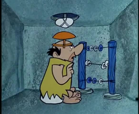 - That's 97. - 97 cents, Mrs. Flintstone.