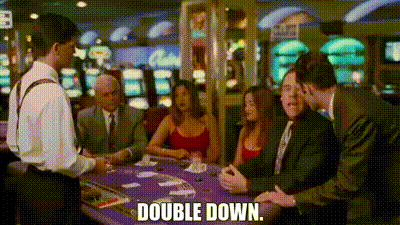 YARN | Double down. | Swingers (1996) | Video gifs by quotes | 49e4b8f1 | 紗