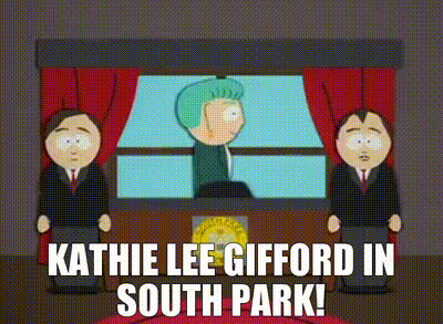 YARN | Kathie Lee Gifford in South Park! | South Park (1997) - S01E02  Comedy | Video clips by quotes | 4a1d557e | 紗