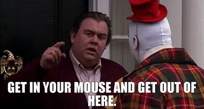 YARN | Get in your mouse and get out of here. | Uncle Buck (1989) | Video  gifs by quotes | 4b790549 | 紗