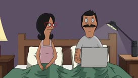 Quiz for What line is next for "Bob's Burgers - S08E21 Something Old, Something New, Something Bob Caters for You"?