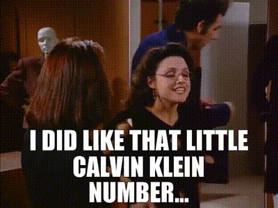 YARN, I did like that little Calvin Klein number, Seinfeld (1989) -  S06E09 The Secretary, Video gifs by quotes, 4e16d14b