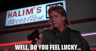 YARN | Well, do you feel lucky... | Loaded Weapon 1 | Video gifs by quotes  | 4f73fa4c | 紗