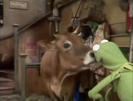 Hey, Kermit? Kermit, I found some guys who'll get rid of the cow for you.