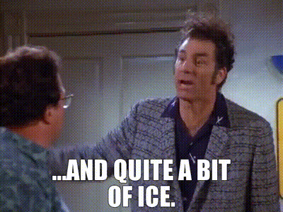 ...and quite a bit of ice.