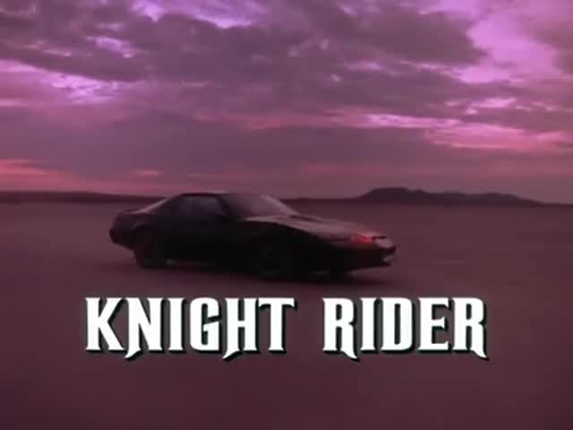 (male narrator) Knight Rider...