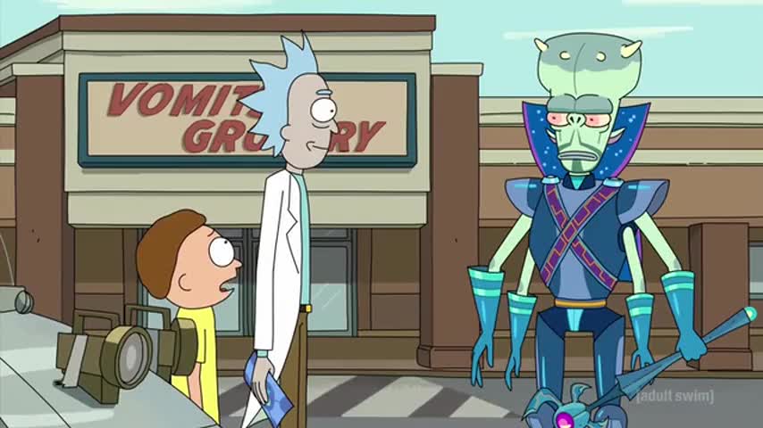 Quiz for What line is next for "Rick and Morty - S03E08 Morty's Mind Blowers"? screenshot