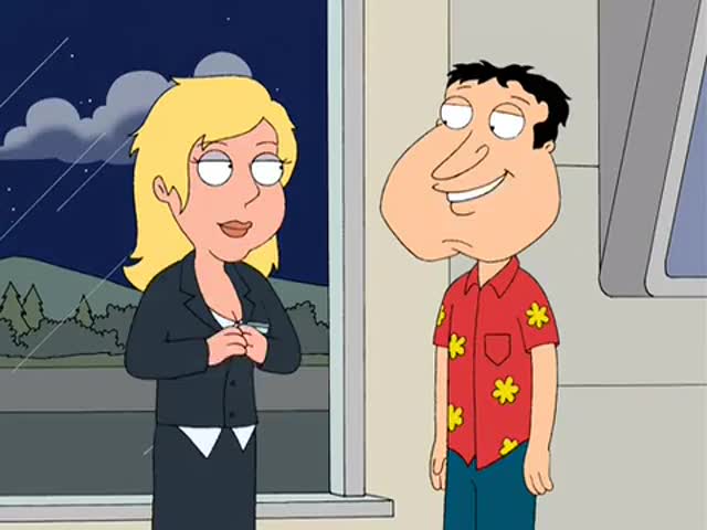I know you have a choice in airport sex, and I appreciate your choosing Quagmire.