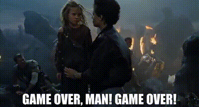 For animated GIFs — Game over man, game over! [video]