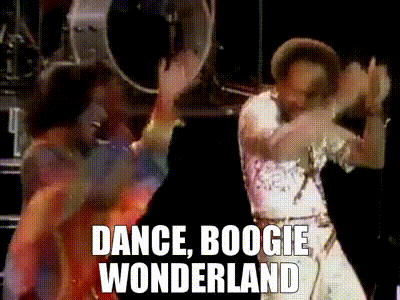 YARN | Dance, boogie wonderland | Earth, Wind &amp; Fire - Boogie Wonderland |  Video gifs by quotes | 52cb1eaf | 紗