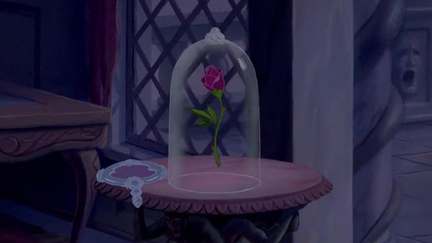 YARN | was truly an enchanted rose, | Beauty and the Beast (1991) | Video  clips by quotes | 5361a7f7 | 紗