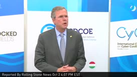 ten injured Jeb bush said stuff happens bush's remarks come on the heels of a similar comment from fellow GOP contender Donald Trump the