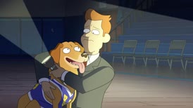 -But… [in Scooby-Doo voice] Rye ruv him. -[Air Bud whimpers]