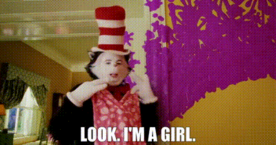 Yarn Look I M A Girl Cat In The Hat Video Clips By Quotes 57df16b4 紗