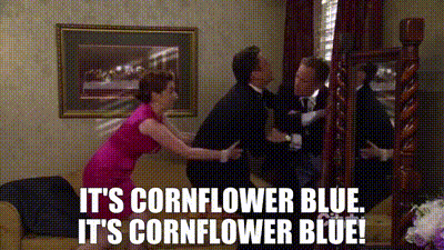 cornflower blue tie fight club