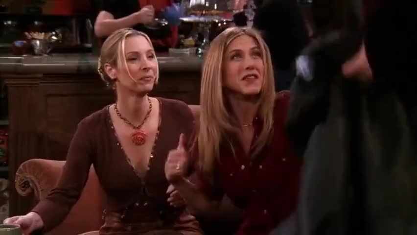 Phoebe just found out about Monica and Chandler.