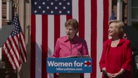 we launched women for Hillary today the twentieth anniversary of a speech that first ladies Hillary