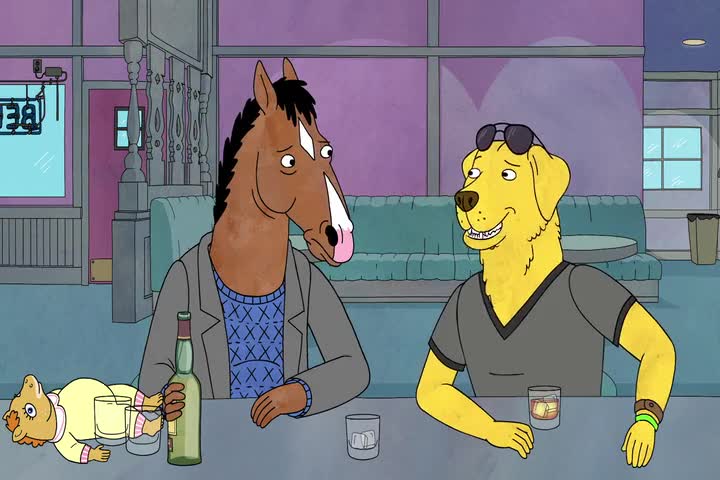 Then share a laugh with your good friend, Mr. Peanutbutter?