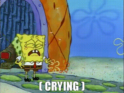 Spongebob Crying Sad About To Cry GIF