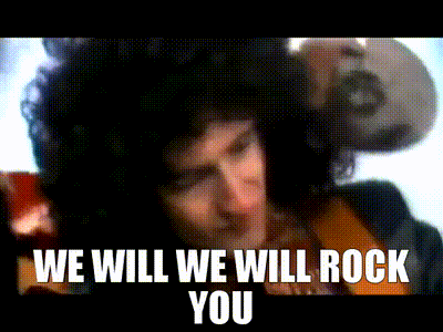 Слушать рок ю. We will Rock you хлопки. We will Rock you Мем. We will Rock you гиф. We will Rock you руками.