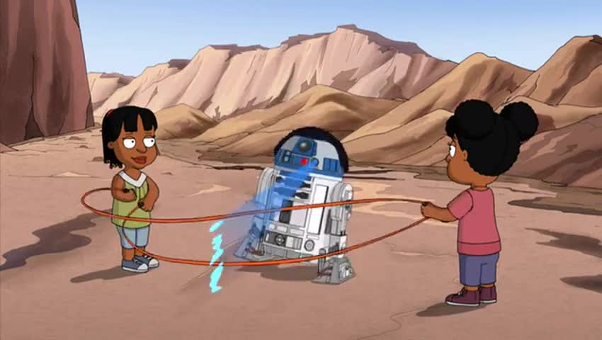 ♪ LOIS: Help me, Obi-Wan. You're my only hope. ♪