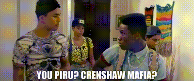You Piru? Crenshaw Mafia?