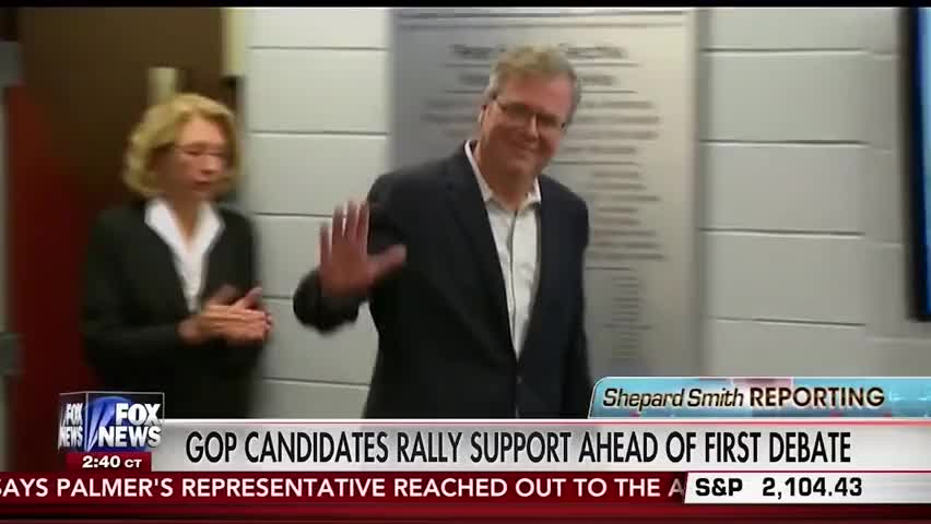 Clip image for 'He's engaging with voters outside his party comfort zone. I think bush, in going