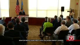 Clip thumbnail for 'Rubio was preaching to the choir today as he discussed his belief that the best thing the federal government can do for the energy industry essentially is