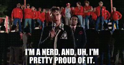 YARN | I'm a nerd, and, uh, I'm pretty proud of it. | Revenge of the Nerds  (1984) | Video gifs by quotes | 64bbb001 | 紗
