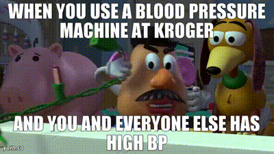 YARN | When you use a blood pressure machine at Kroger and you and everyone  else has high bp | Toy Story (1995) | Video gifs by quotes | 664757ae | 紗