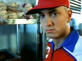 who could be workin' at Burger King, spittin' on your onion rings