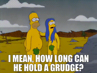 YARN | I mean, how long can he hold a grudge? | The Simpsons (1989) -  S10E18 Comedy | Video clips by quotes | 6b04af2e | 紗