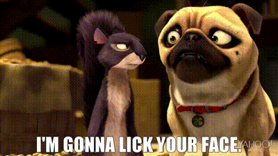 YARN, I'm gonna lick your face., The Nut Job Trailer, Video gifs by  quotes, 6bb86861