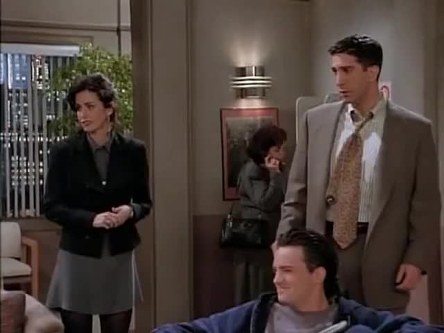 What, it's okay when Chandler does it?