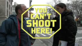 Clip thumbnail for '- We're shooting in places where you can't shoot.